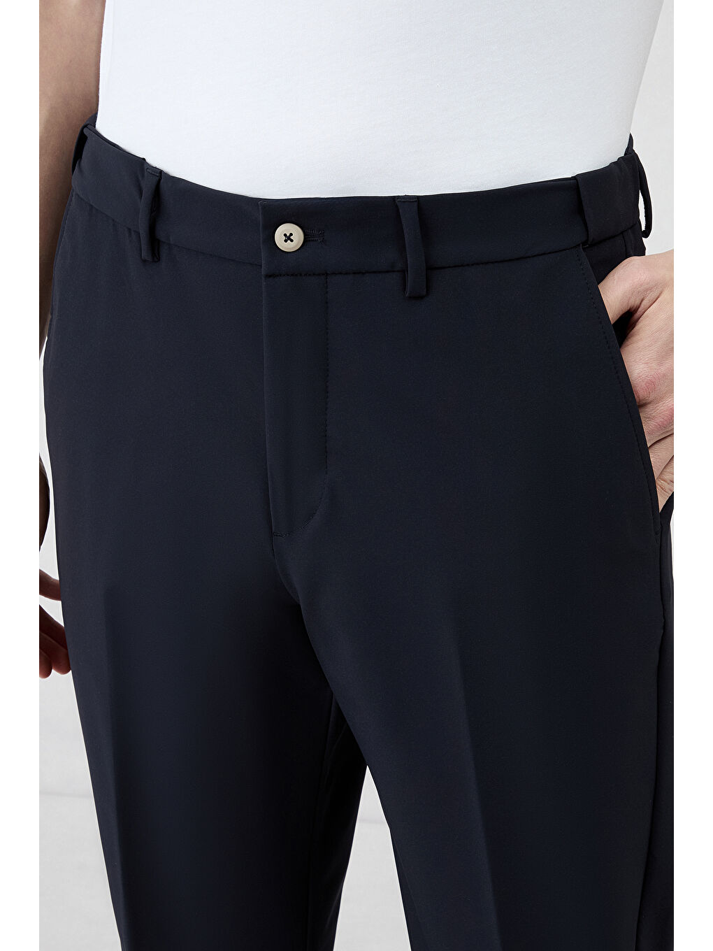 Lacivert Techno-Line 6 Drop Regular Fit Standart Kesim Esnek Çantalı Klasik Takım Elbise-3