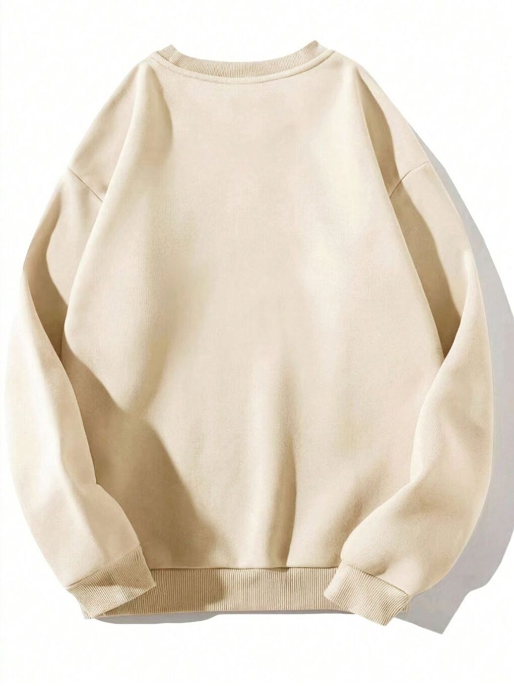 Kadın Bej Be Kind Baskılı Bisiklet Yaka Sweatshirt-1