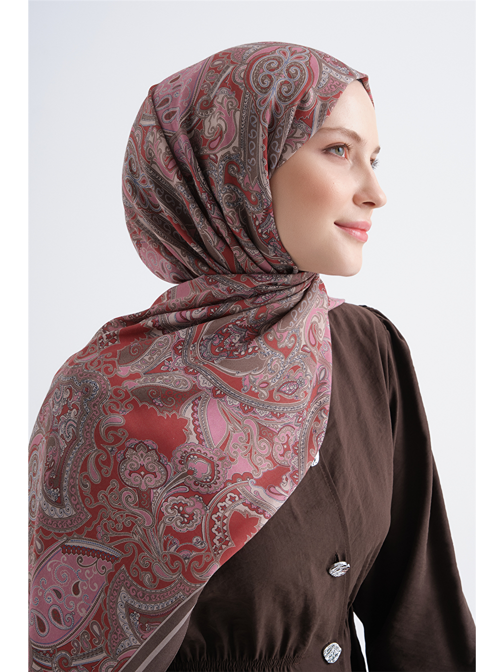 Kırmızı Pure Şal 3907 09-3