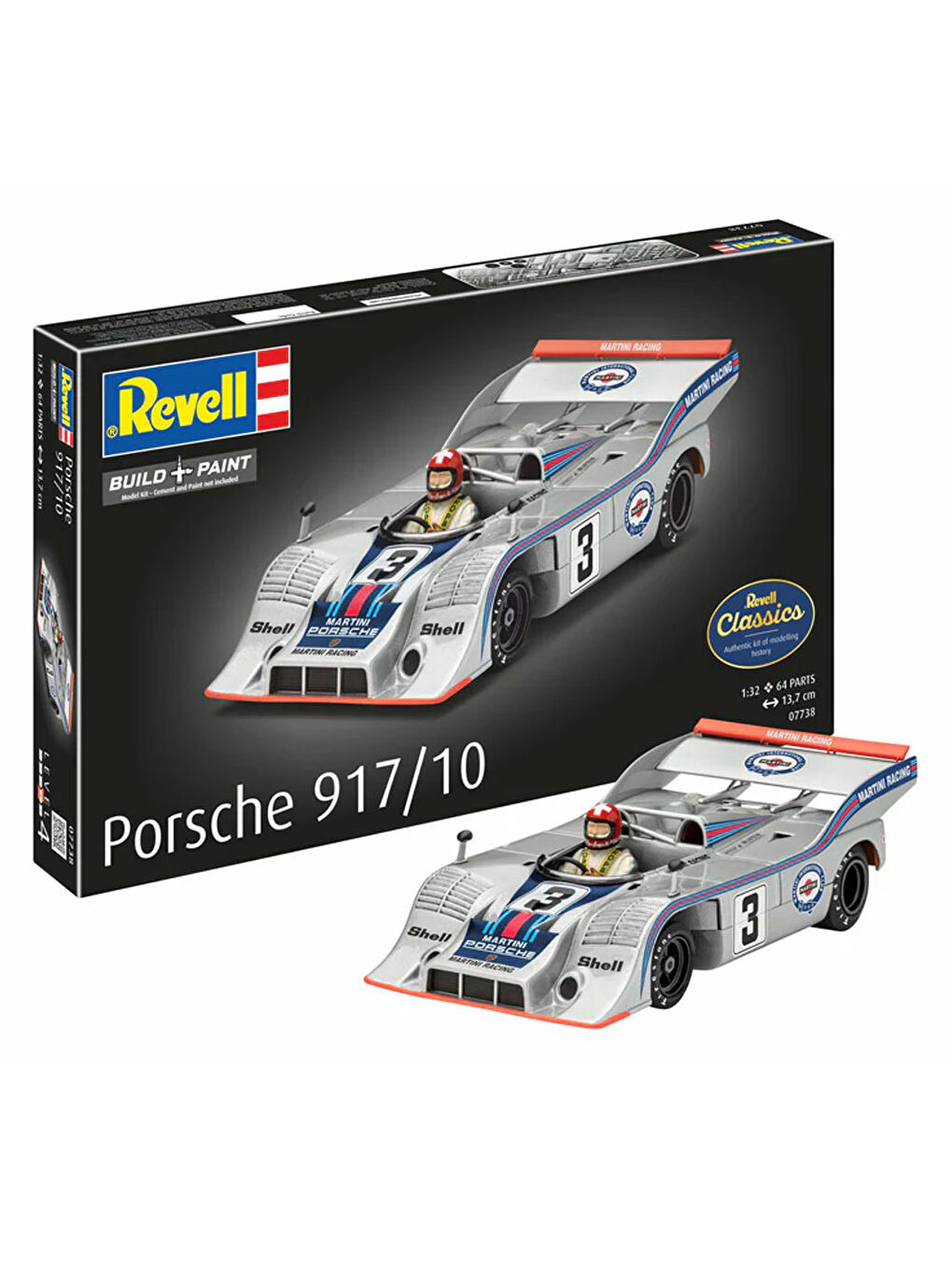 Maket Model Kit Araba Porsche 917/10 7738