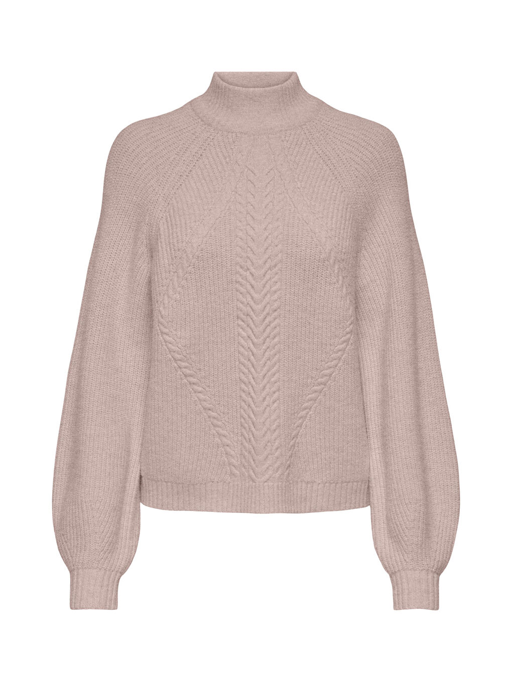 Pembe Onlkatia Regular Fit Yarım Balıkçı Yaka Örme Kadın Kazak 15324678-2