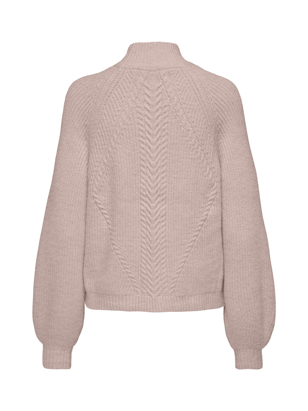 Pembe Onlkatia Regular Fit Yarım Balıkçı Yaka Örme Kadın Kazak 15324678-3