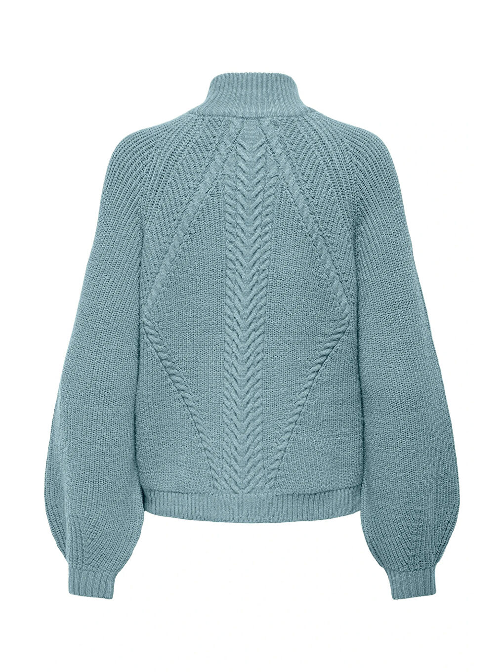 Yeşil Onlkatia Regular Fit Yarım Balıkçı Yaka Örme Kadın Kazak 15324678-3