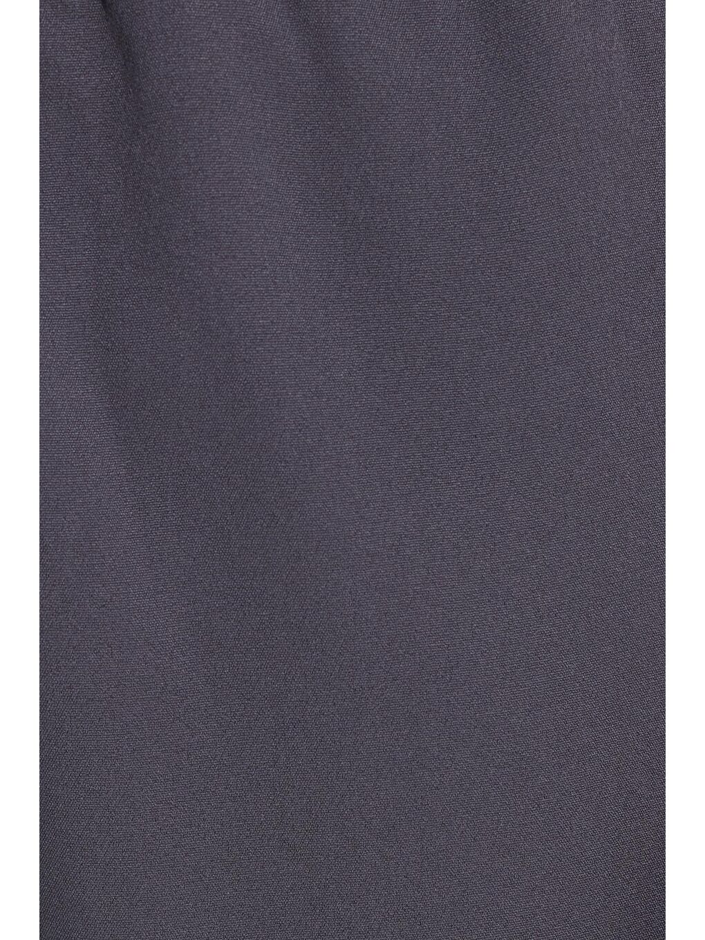 Erkek Regular Fit Beli Lastikli Bağcıklı Jogger Koyu Gri Pantolon Rahat Kesim Yan Cepli-5