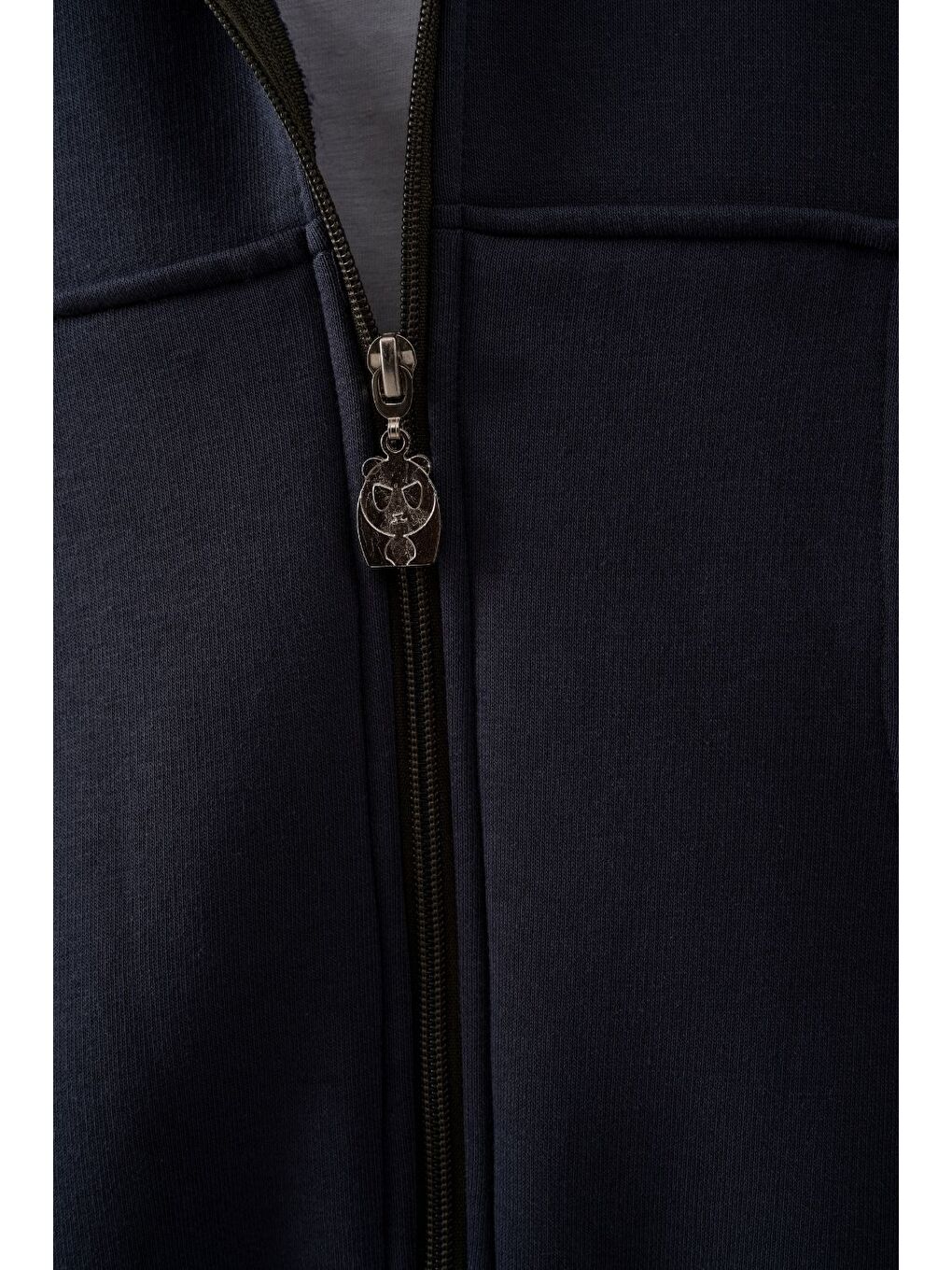 Kadın Chill Oversize Antrasit Fermuarlı Sweatshirt-2