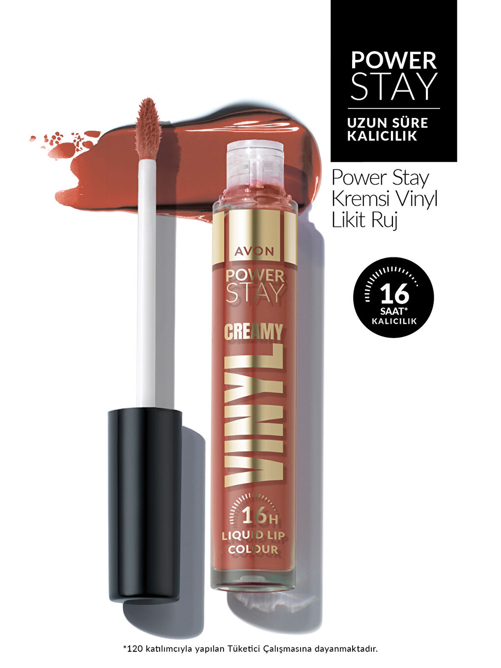 Power Stay Kremsi Vinyl Likit Ruj - Killin It Caramel-1