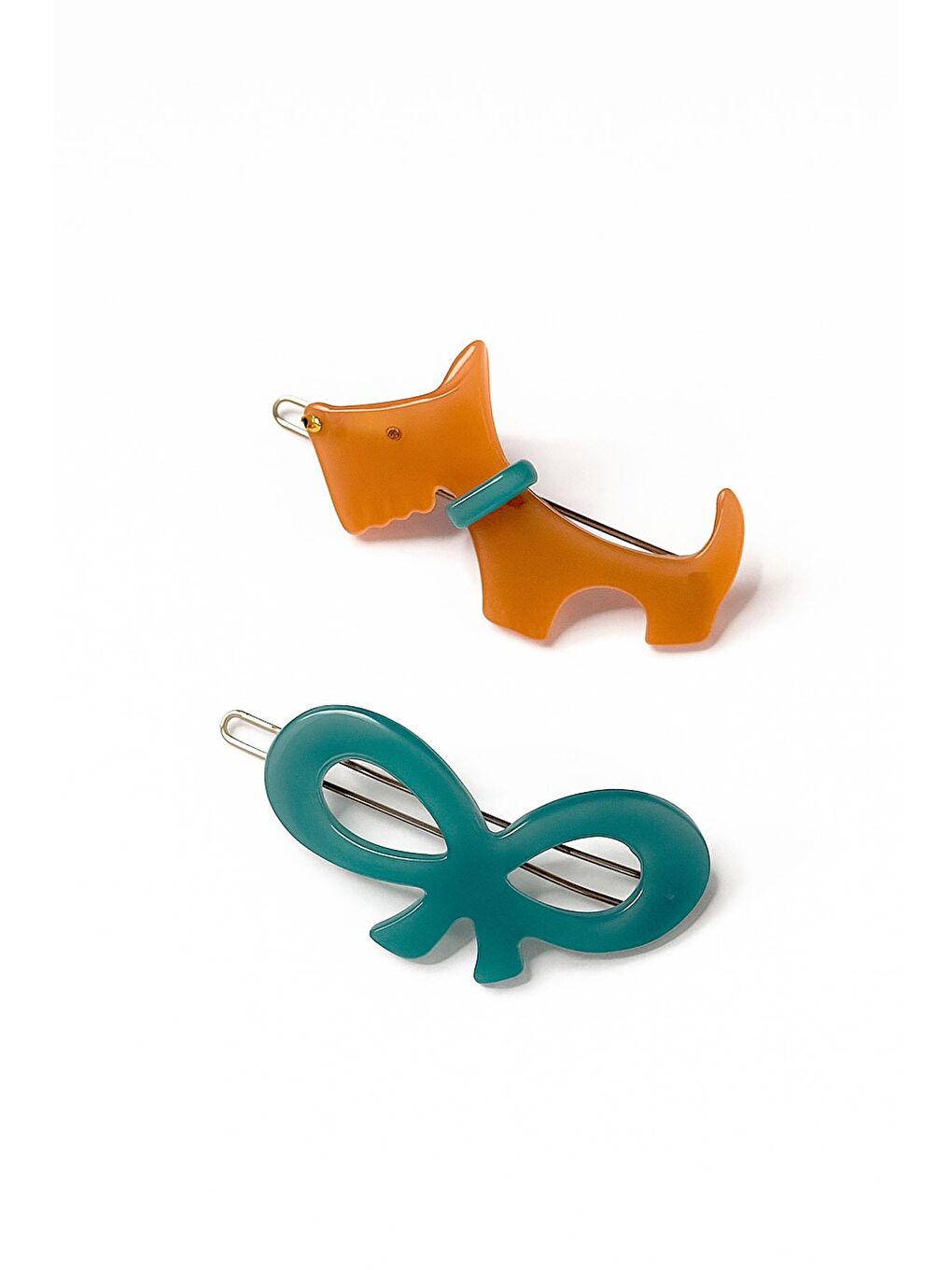 Mavi Köpek Detaylı Akrilik Toka Seti 2 Adet-2