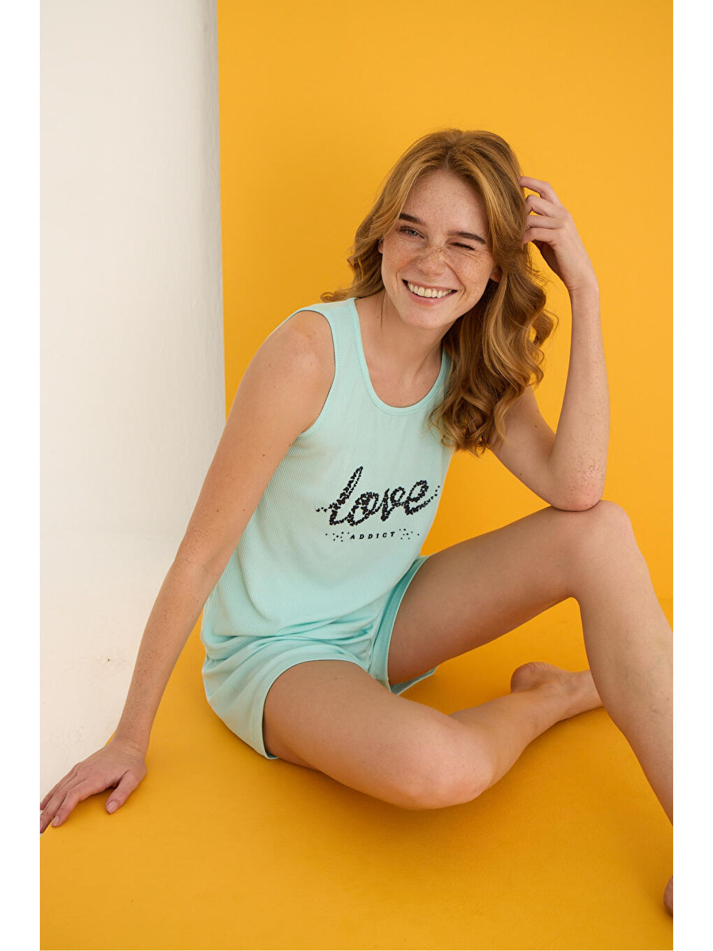 Yeşil Kaşkorse Şortlu Takım 7032-1