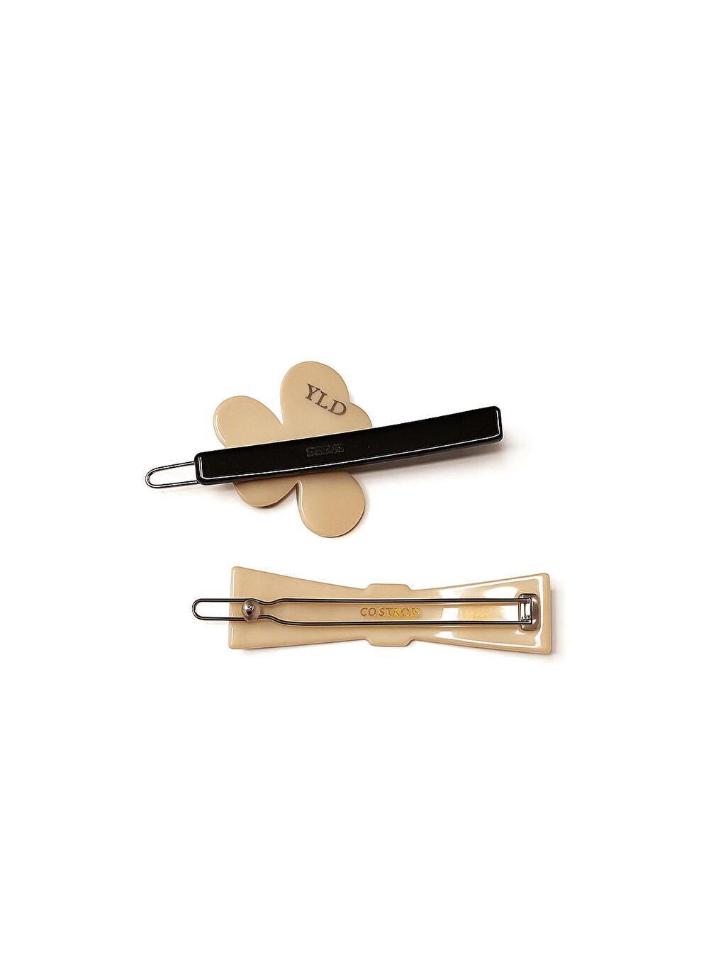 Pembe Akrilik Toka Seti 2 Adet-2