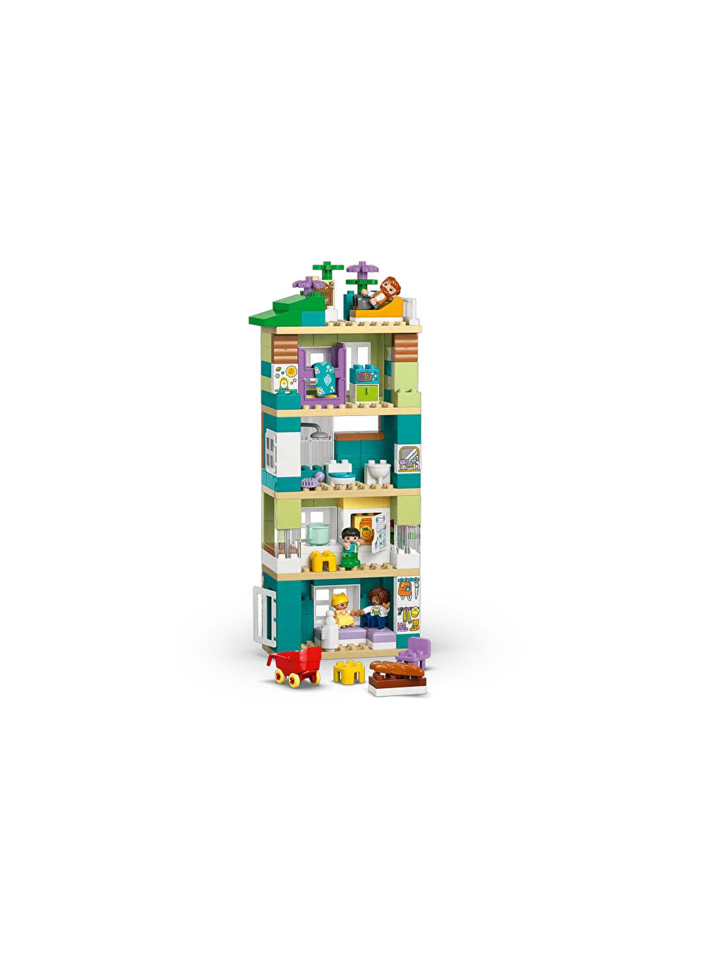 DUPLO Kasabası 3’ü 1 Arada Figürlü Modern Aile Evi 10470-9