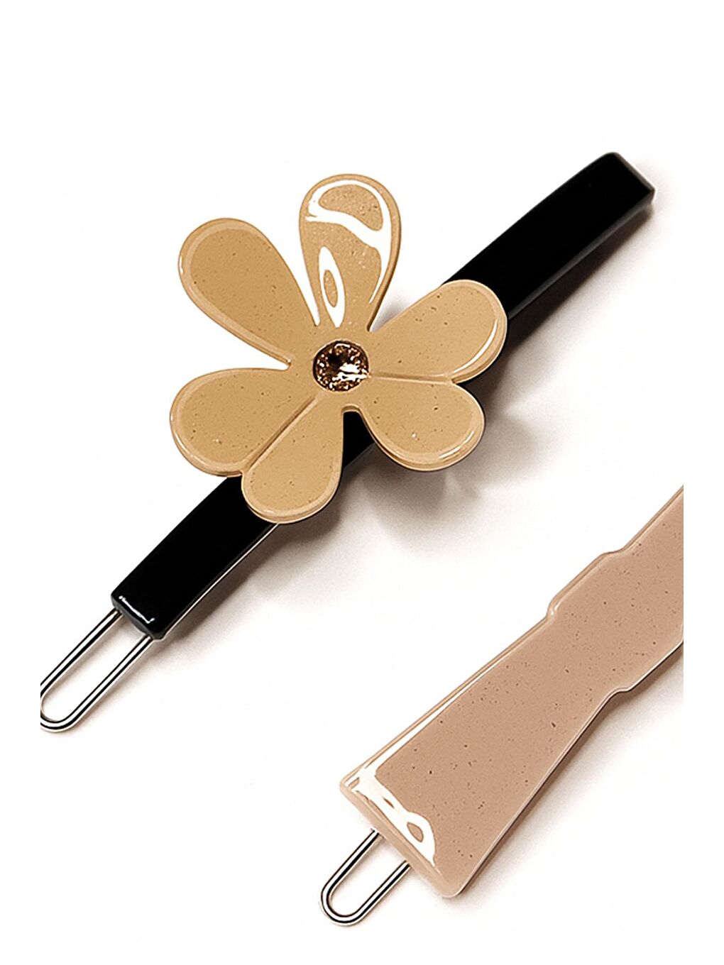 Pembe Akrilik Toka Seti 2 Adet-3