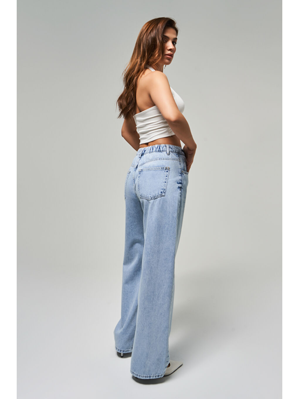 Mavi Kadın 4S5 3 Straight Fit Önden Bağcıklı  %100 Pamuk Denim Jean-1