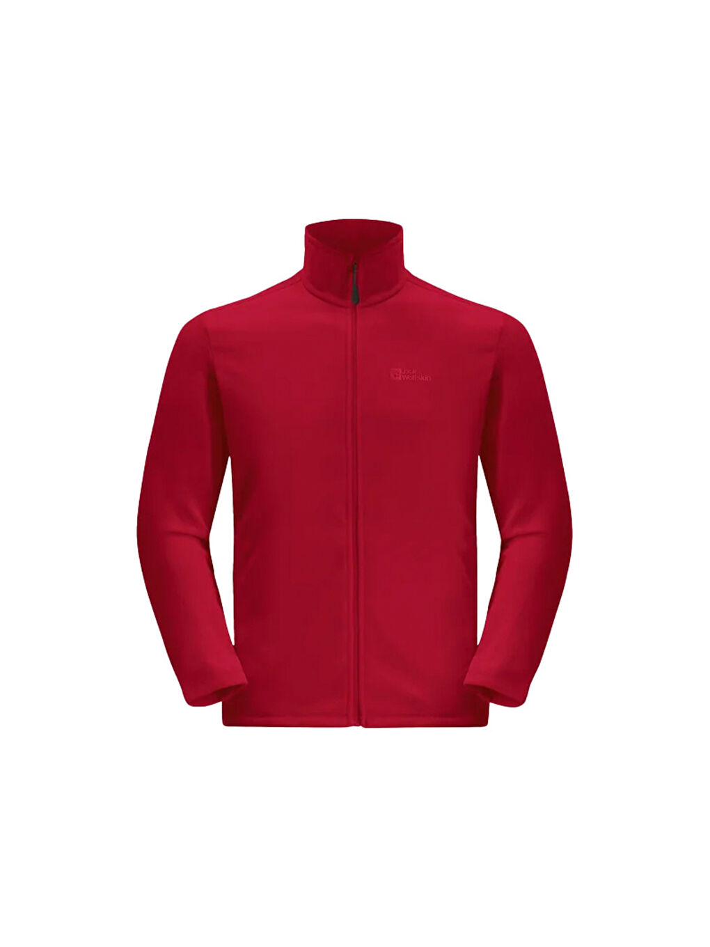 Bordo Taunus Fz Erkek Kırmızı Polar Fermuarlı Sweatshirt-1