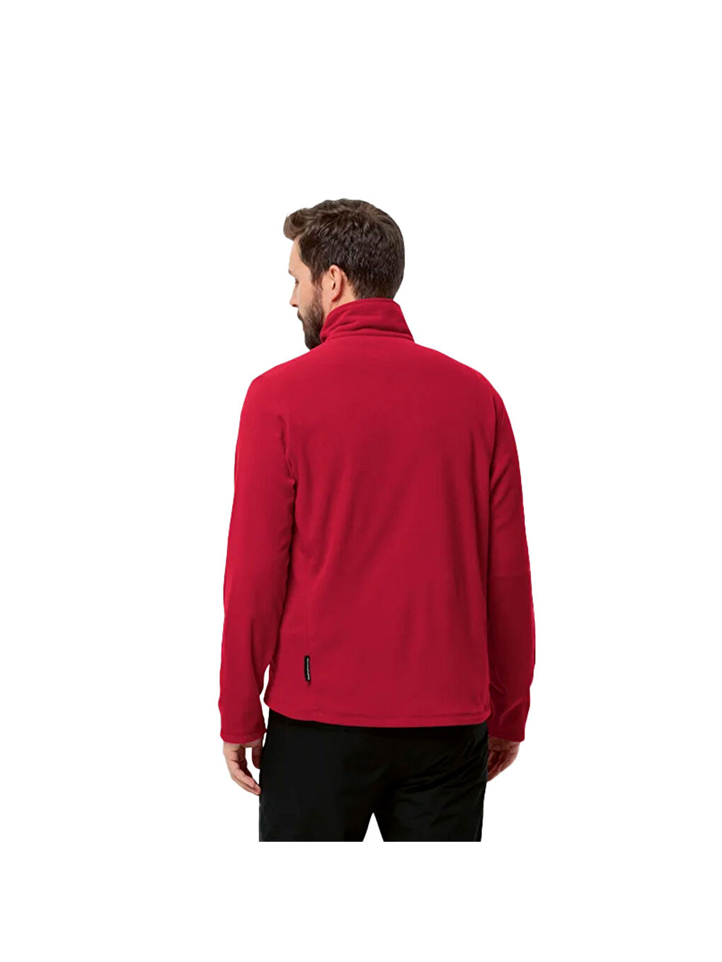 Bordo Taunus Fz Erkek Kırmızı Polar Fermuarlı Sweatshirt-3