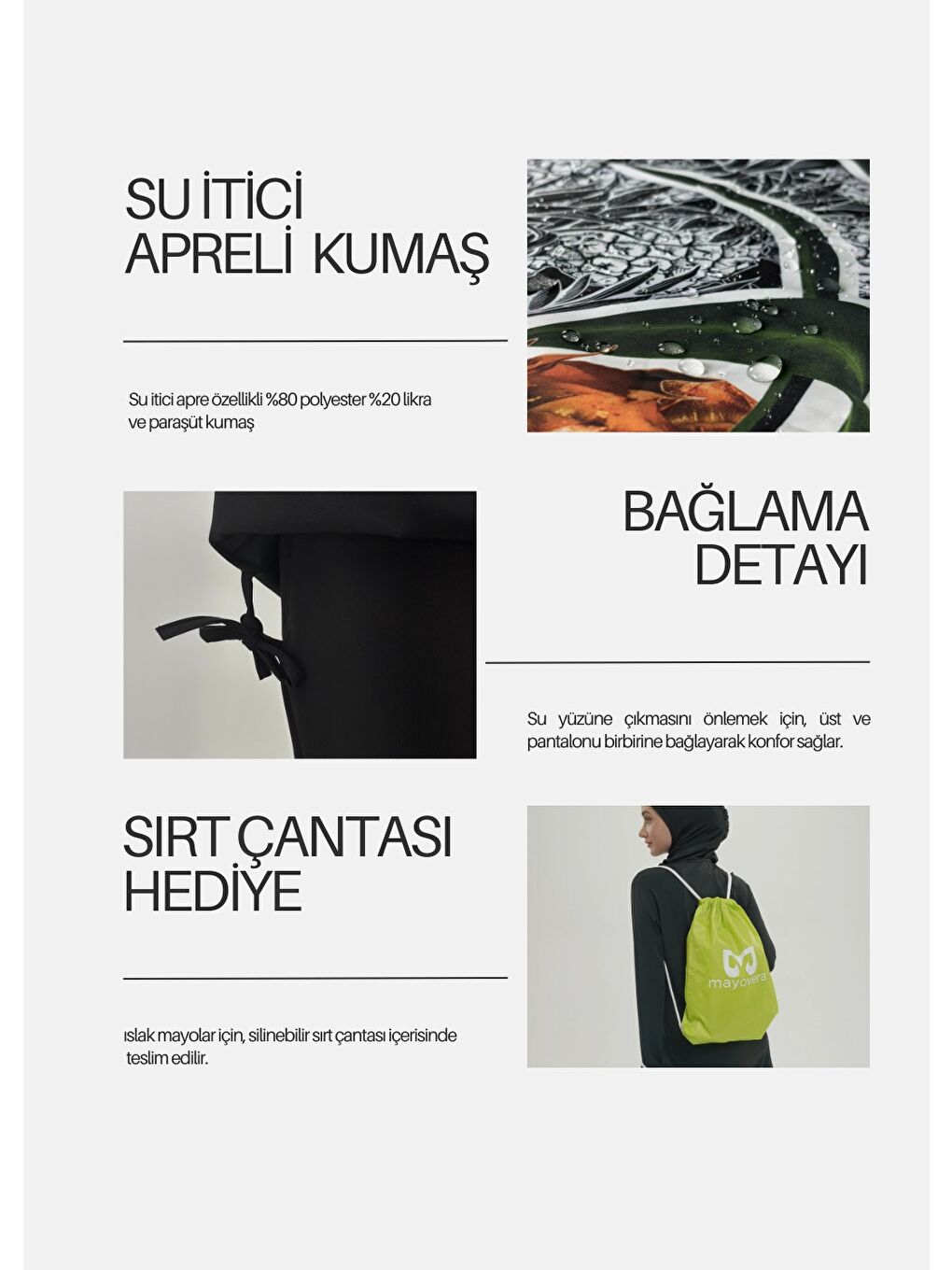 Karışık Ananaslı Salaş Tasarım Tesettür Mayo-8