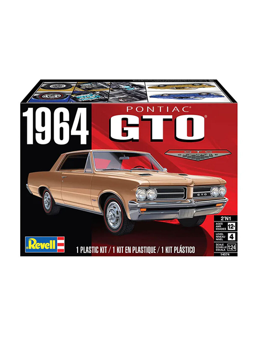 Maket Model Kit Araba ’64 Pontiac GTO İkisi Bir Arada 14574-3