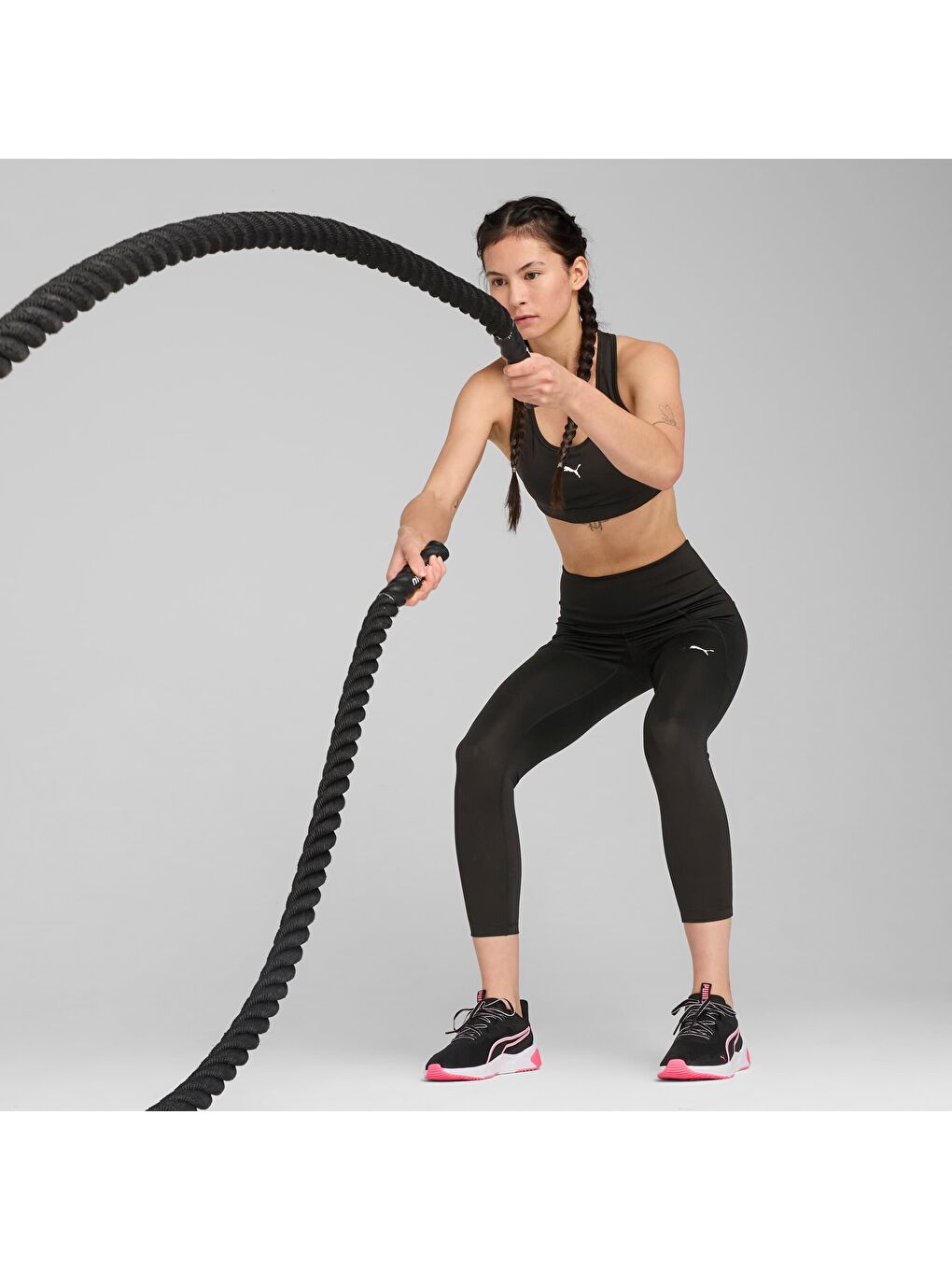 Siyah 4KEEPS Spor Sütyeni-3