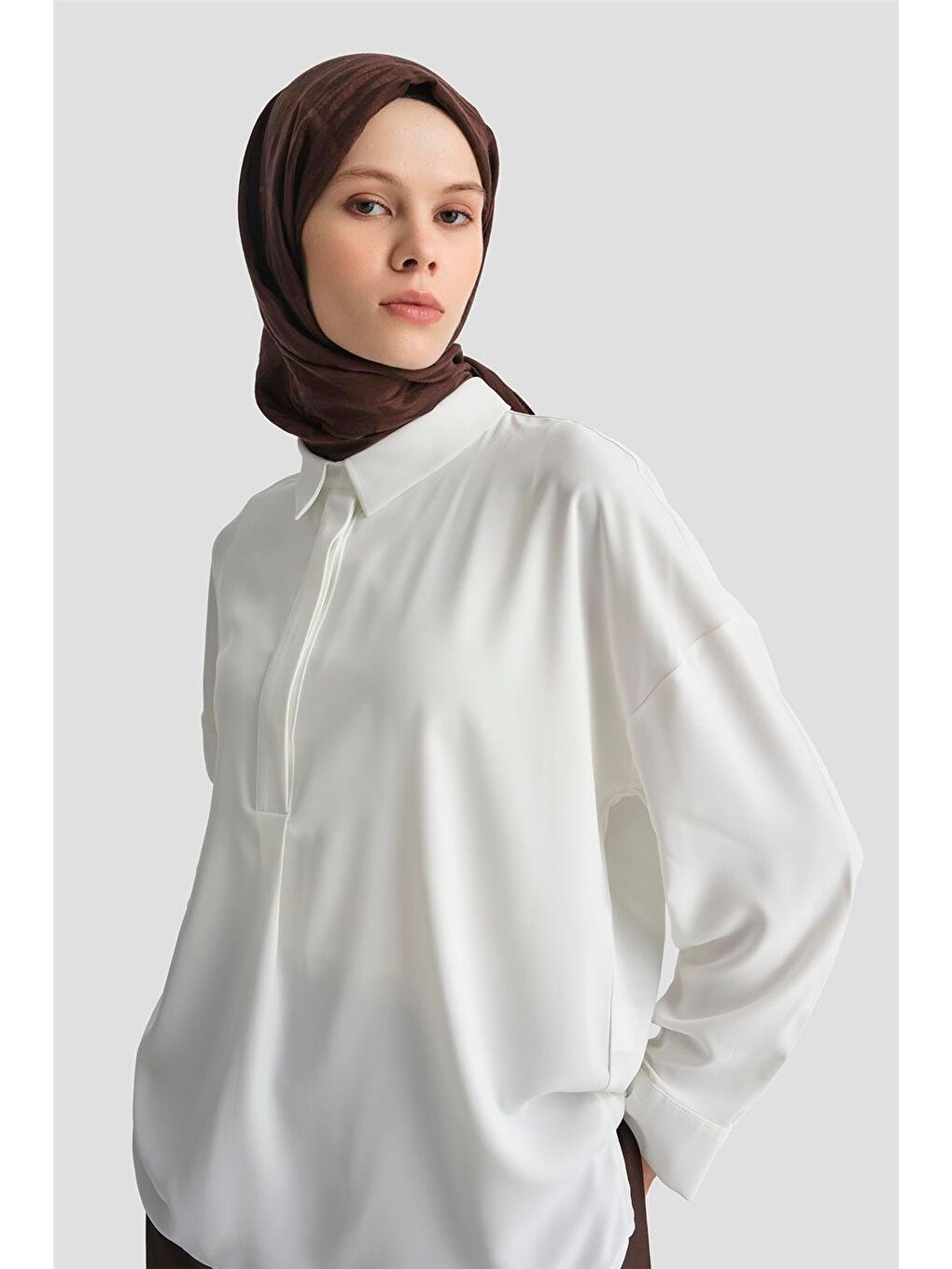 Beyaz Gömlek 25Kd7001 Ekru-2