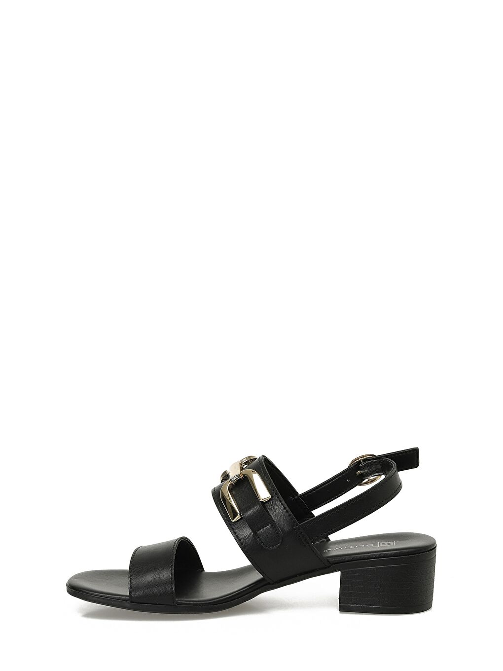 25S-198 5FX Siyah Kadın Topuklu Sandalet-2