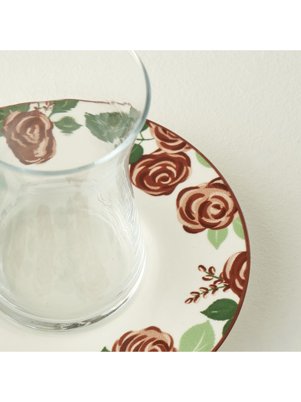Karışık Rose 6'lı Porselen Çay Bardağı Seti (170 cc)-1