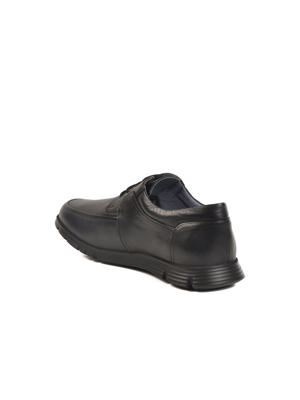 Siyah Hakiki Deri Erkek Casual Ayakkabı 667 M-3