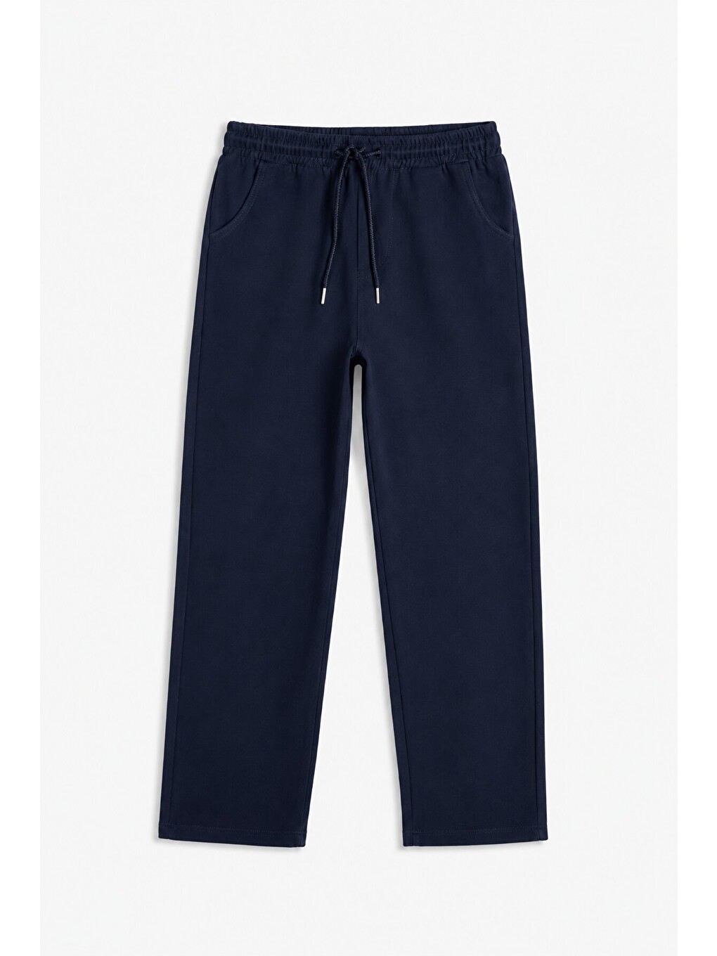 Erkek Çocuk Lacivert Beli Lastikli Okul Pantolonu 24723-4