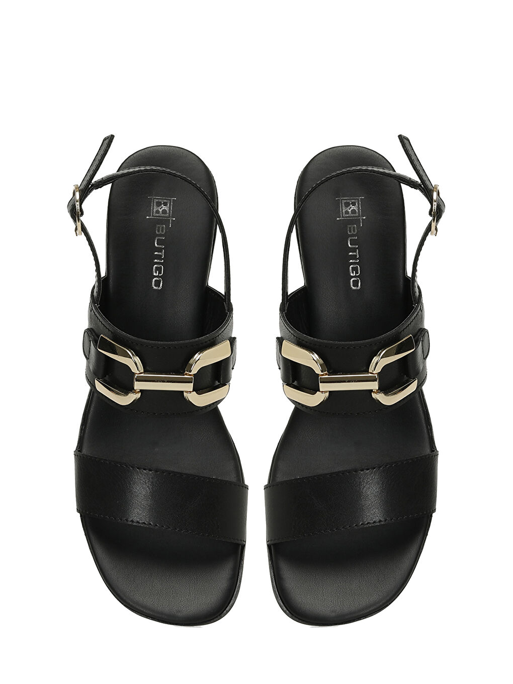 25S-198 5FX Siyah Kadın Topuklu Sandalet-3