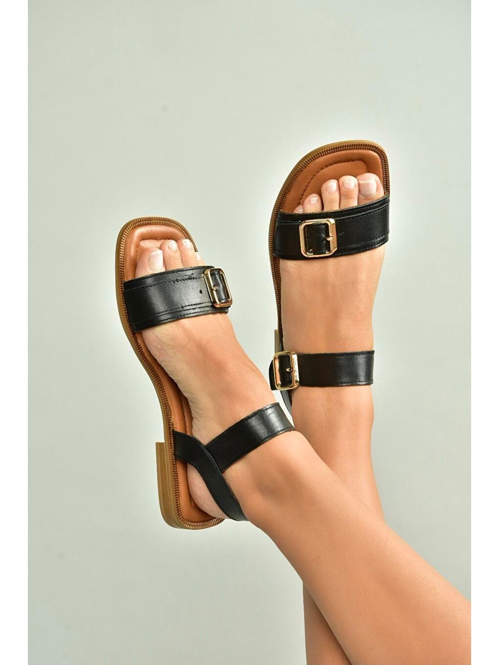 Siyah Kadın Sandalet U944834003-2