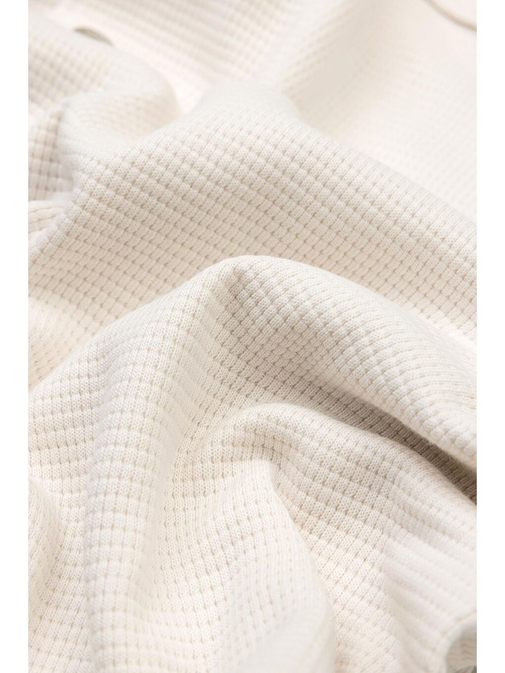 Urbano Armür Overshirt Pamuklu Oversize Fit Ekru Klasik Yaka Erkek Düz Gömlek-7