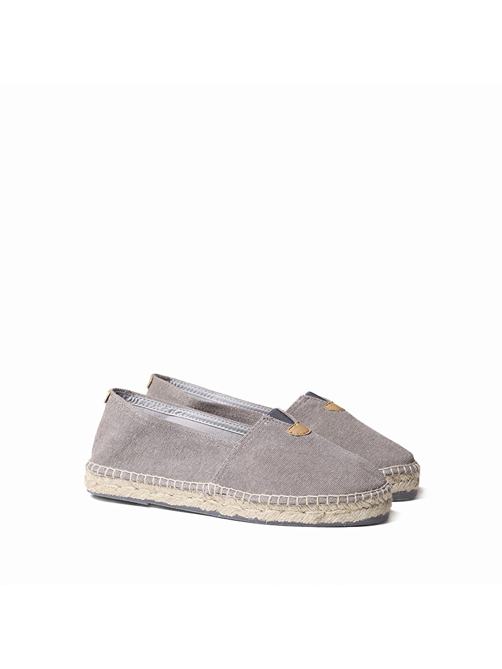 Gri Kadın Espadril / Keten Blanes-Er Grey-1