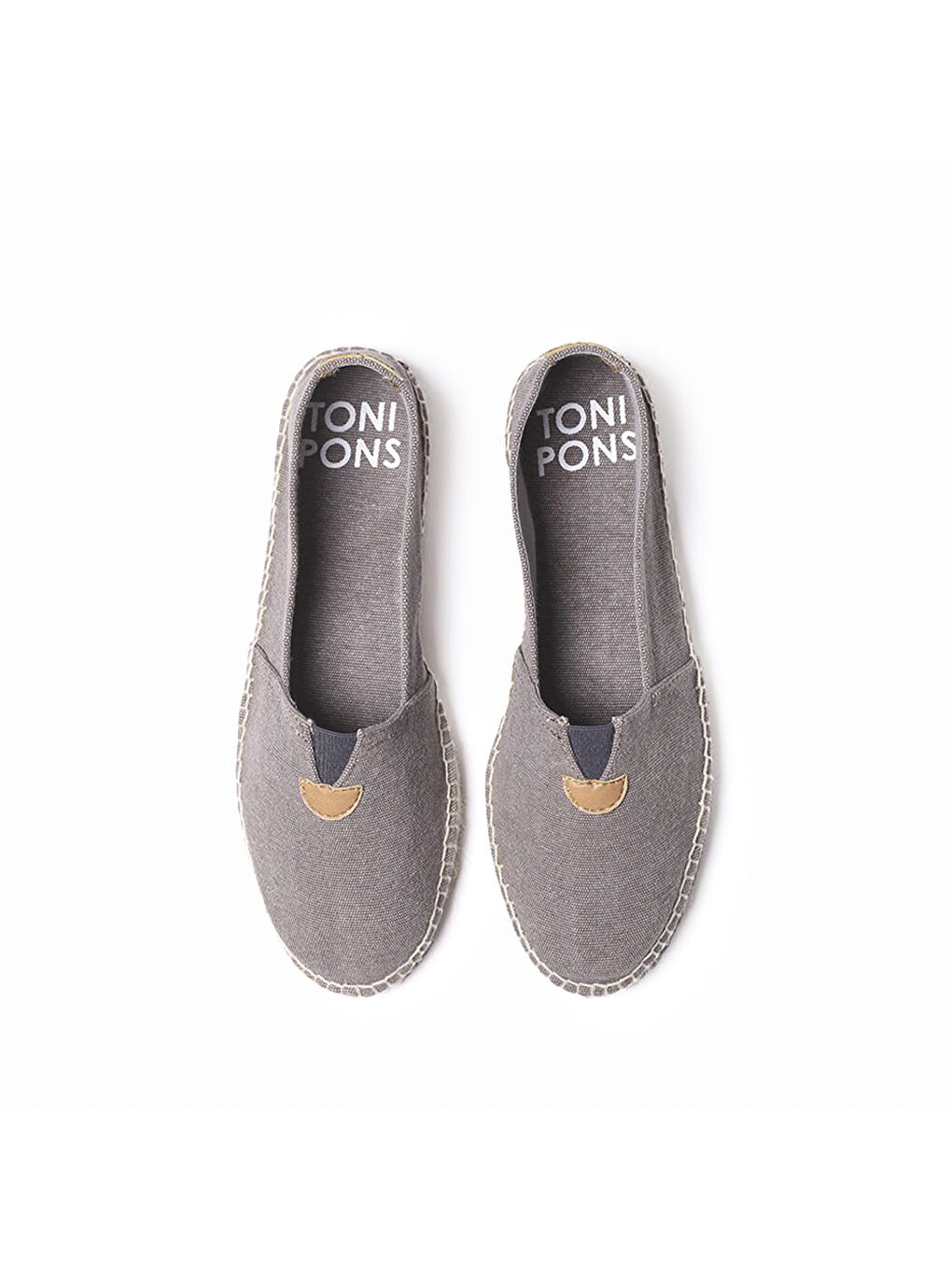 Gri Kadın Espadril / Keten Blanes-Er Grey-2