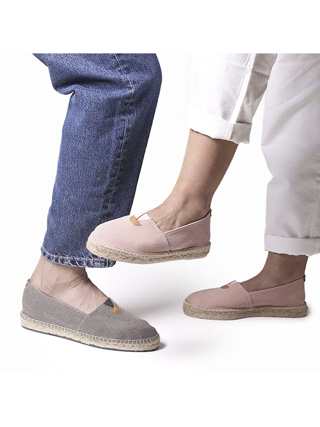 Gri Kadın Espadril / Keten Blanes-Er Grey-3