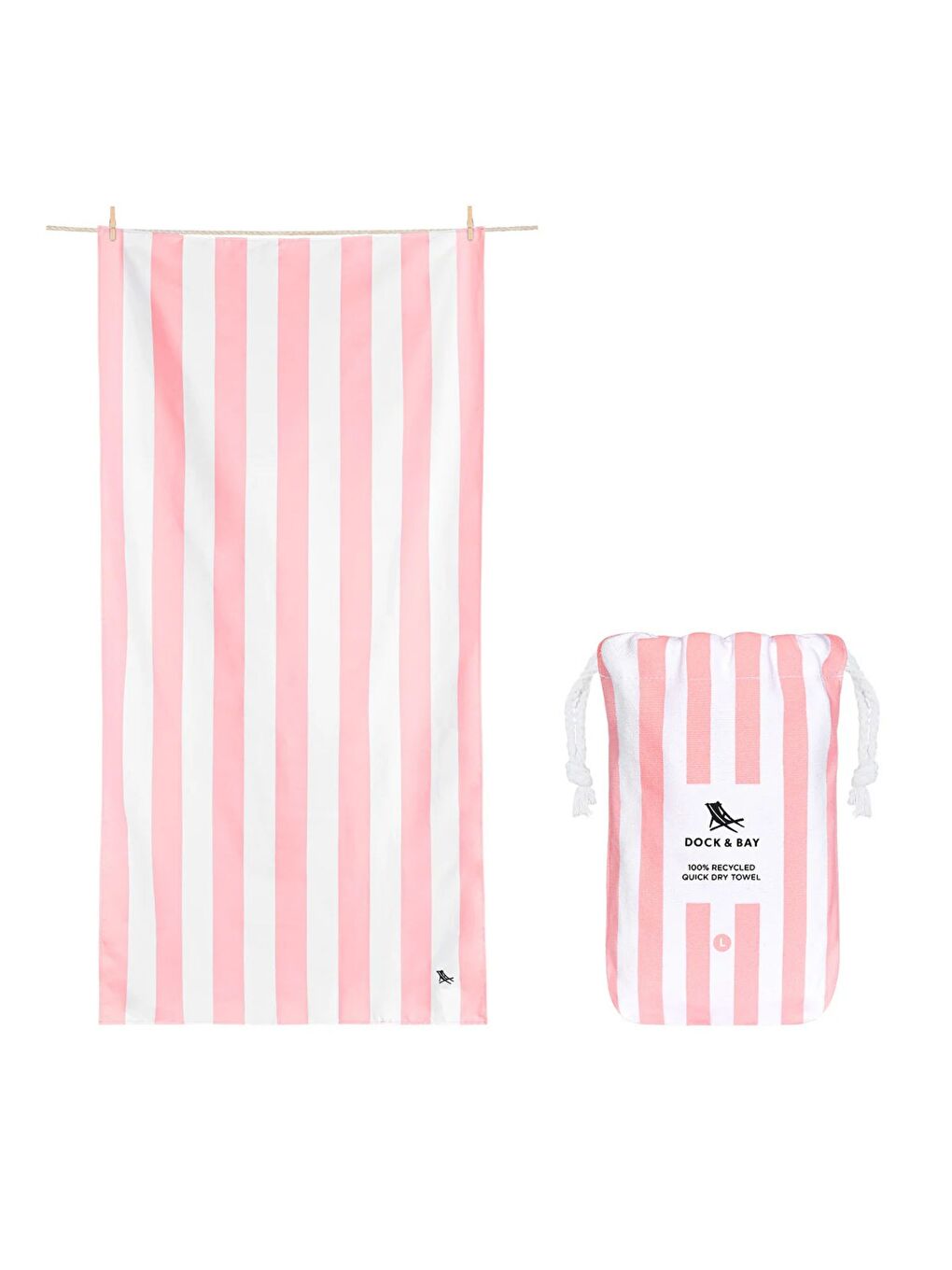 Pembe Plaj Havlusu Cabana L Malibu Pink