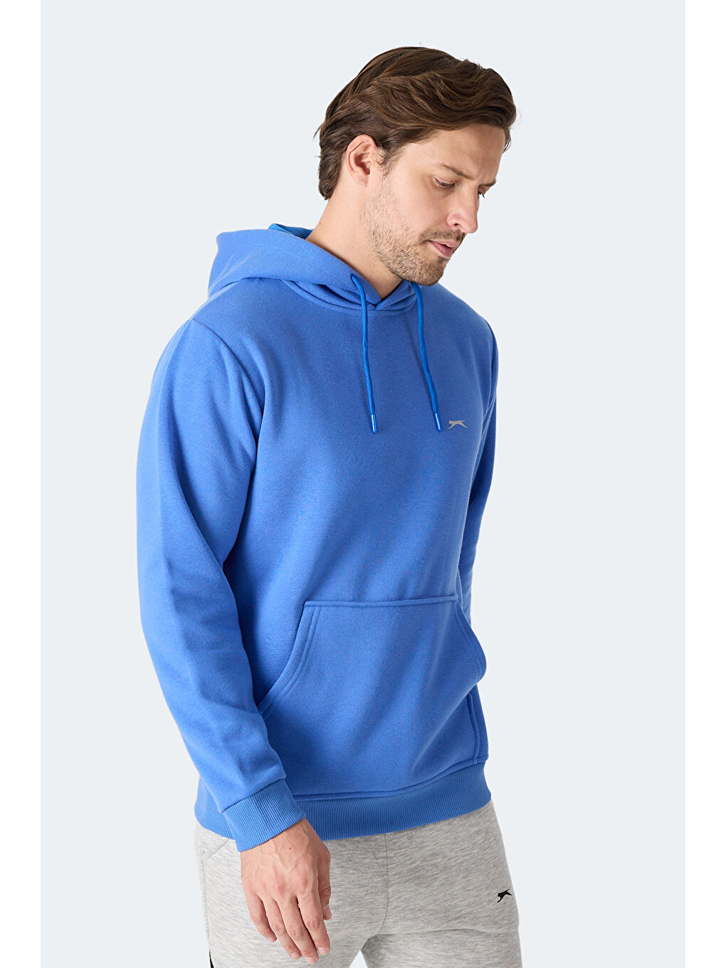 İndigo MOONLIGHT I Erkek Kapüşonlu Indigo Sweatshirt-4