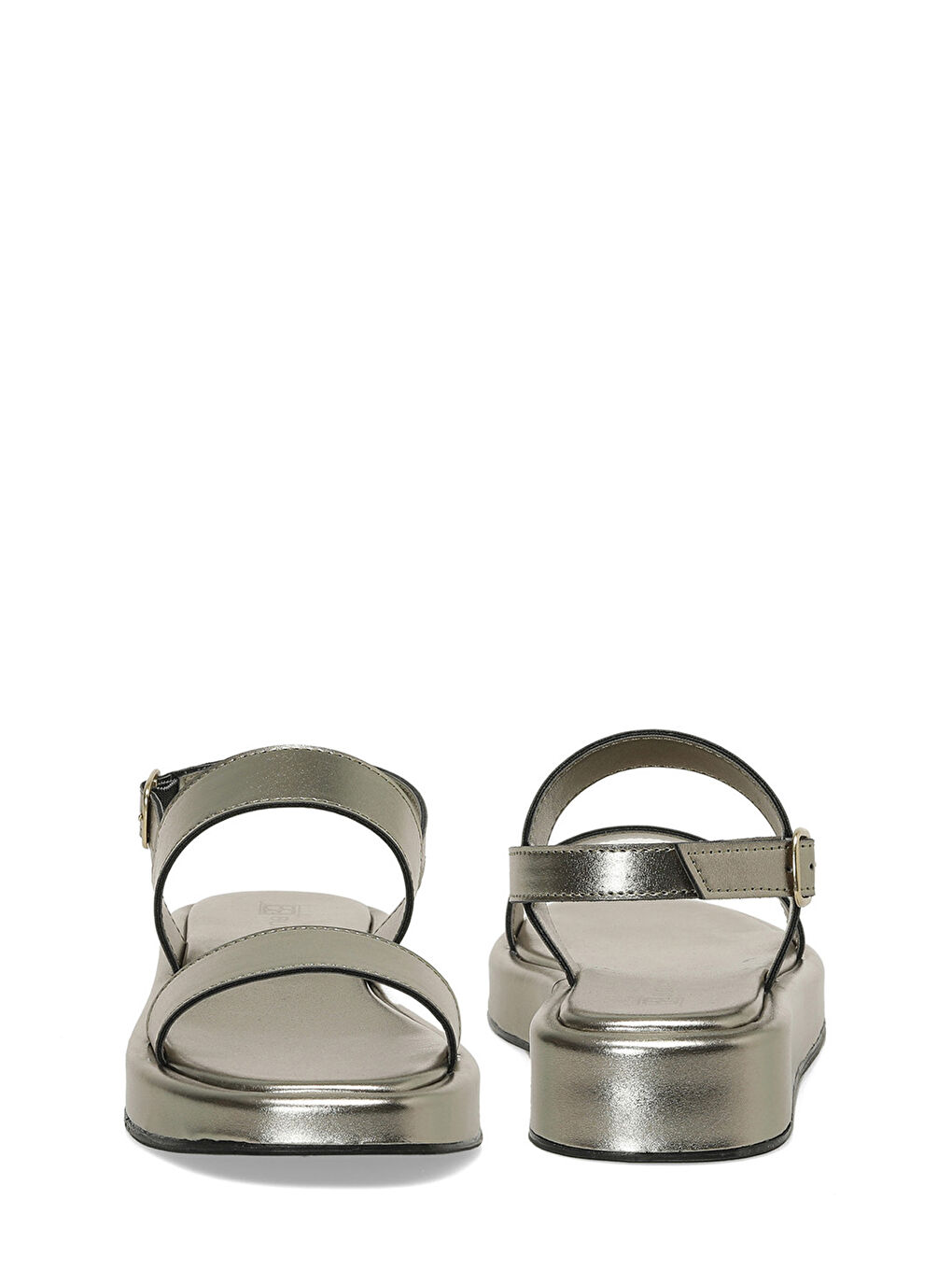 Gri 25S-215 5FX KURSUN Kadın Düz Sandalet-4