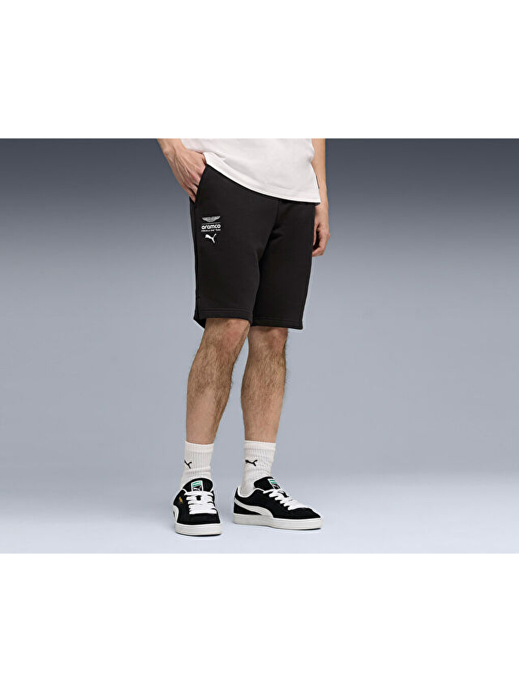 Amf1 Sweat Shorts Erkek Günlük Şort 63539701 Siyah-2
