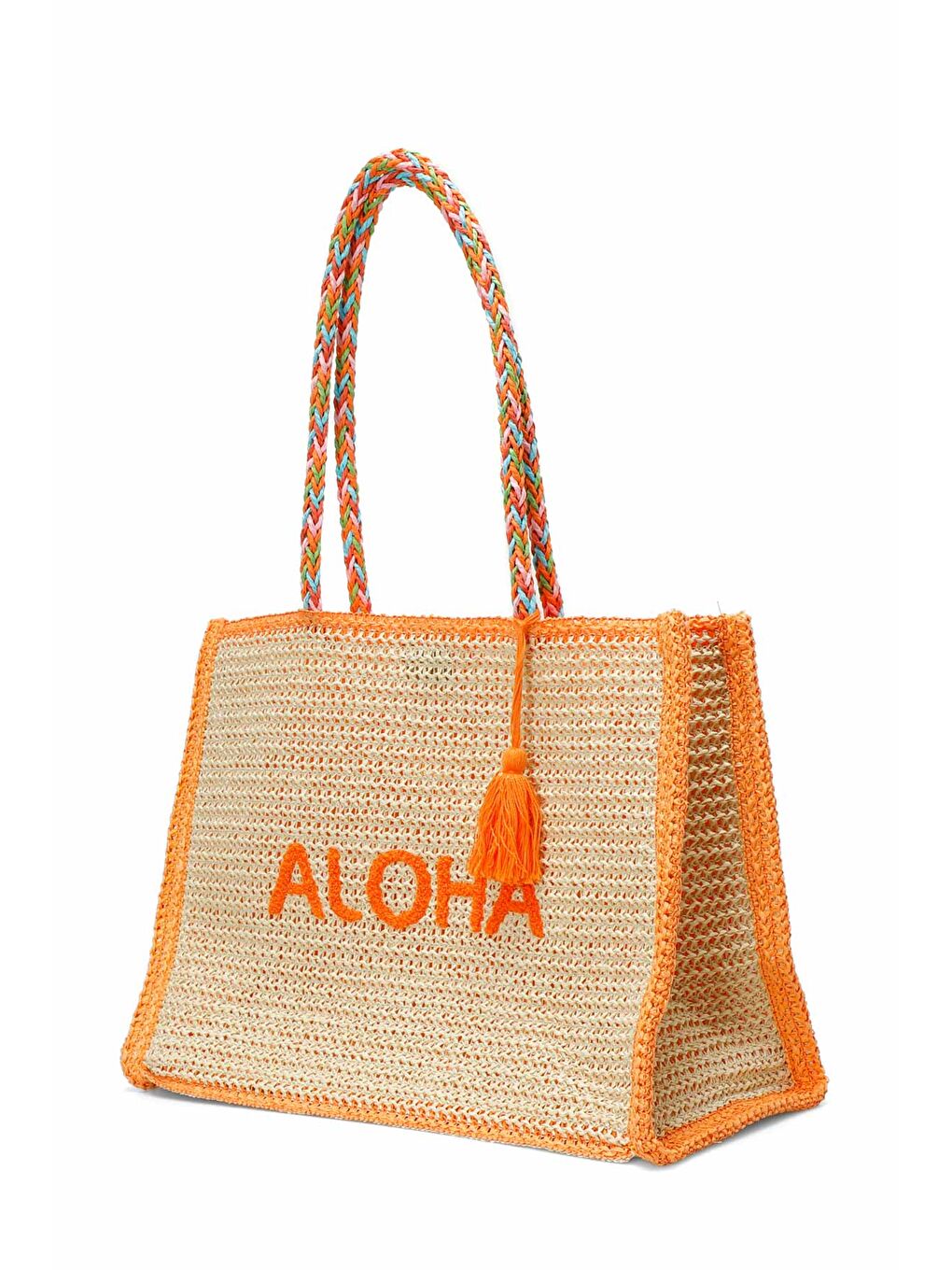 HASIR ALOHA PLJ 5FX Turuncu Kadın Plaj Çantası-1