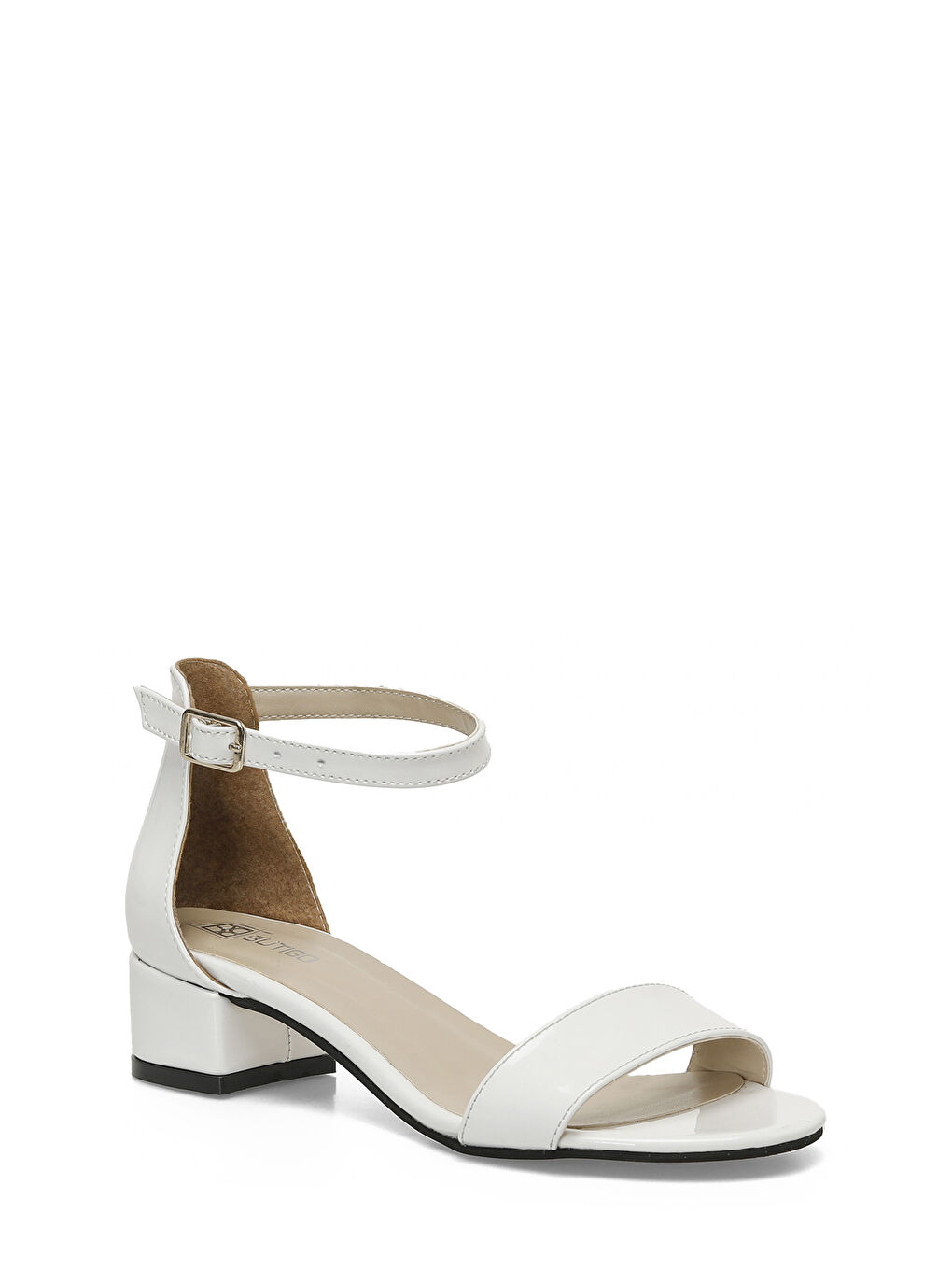 25S-277 5FX Beyaz Kadın Topuklu Sandalet-1