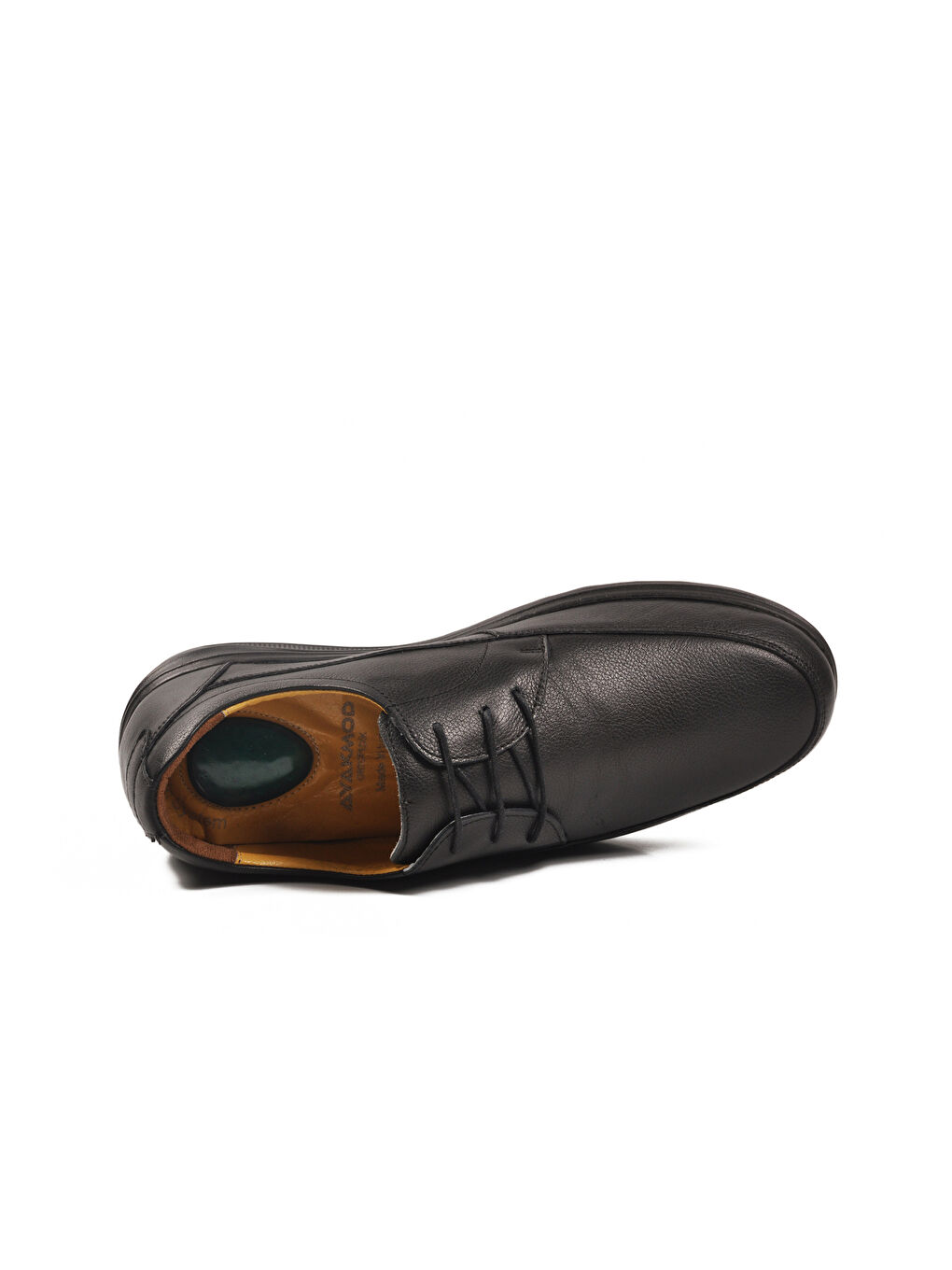 Siyah Hakiki Deri Jel Taban Anatomik Erkek Casual Ayakkabı 473 M-3