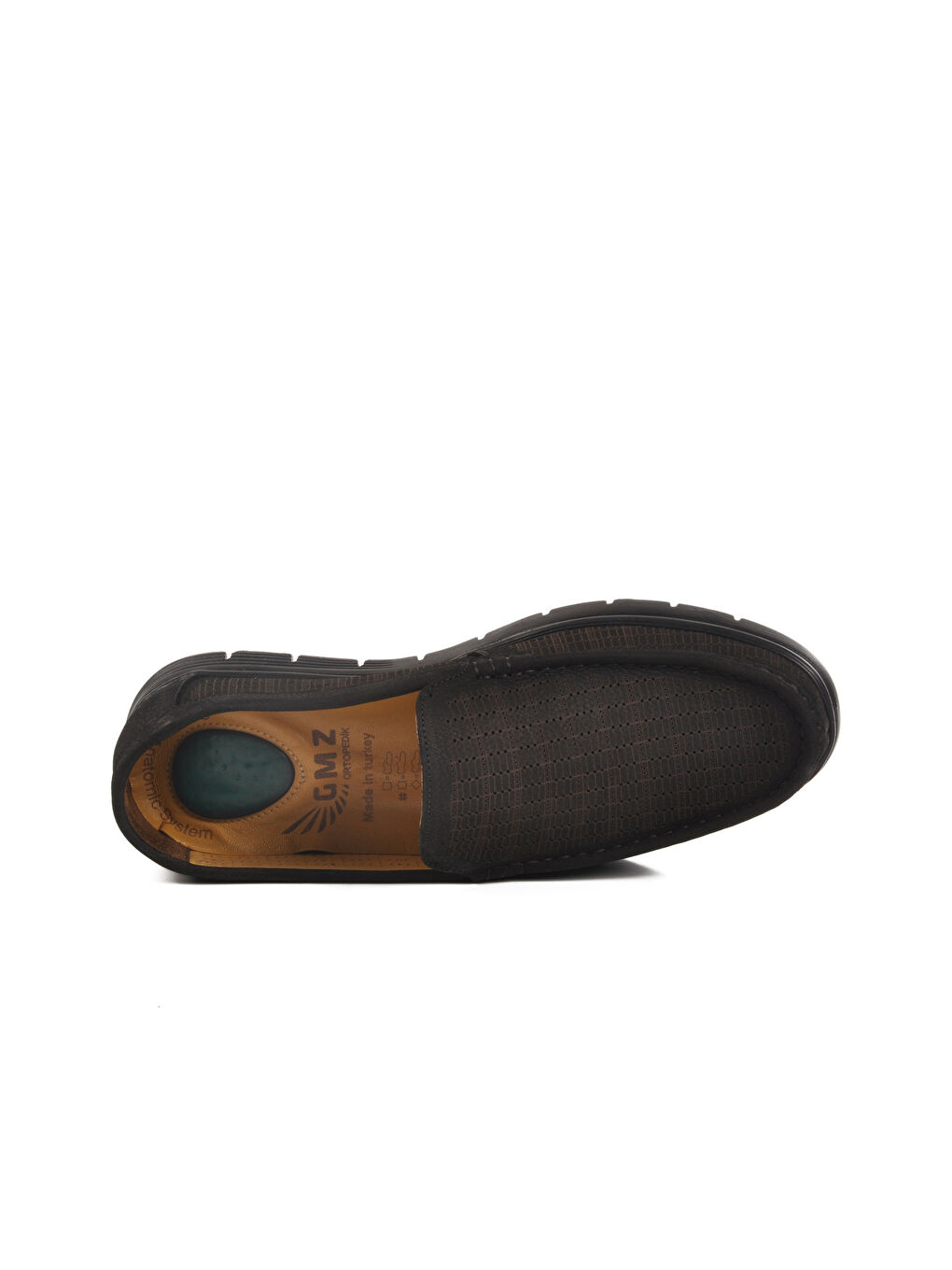 Siyah Nubuk Hakiki Deri Jel Taban Anatomik Erkek Casual Ayakkabı Gmz 007 M-3