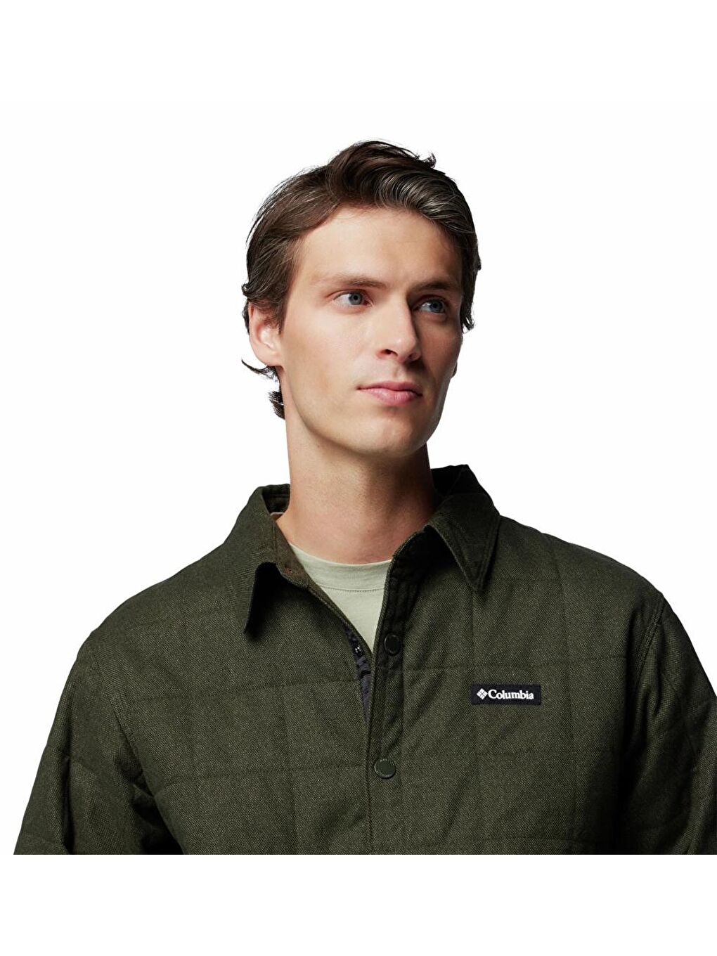 Columbia Yeşil Landroamer™ Quilted Shirt Erkek Uzun Kollu Gömlek AM4571 - 4