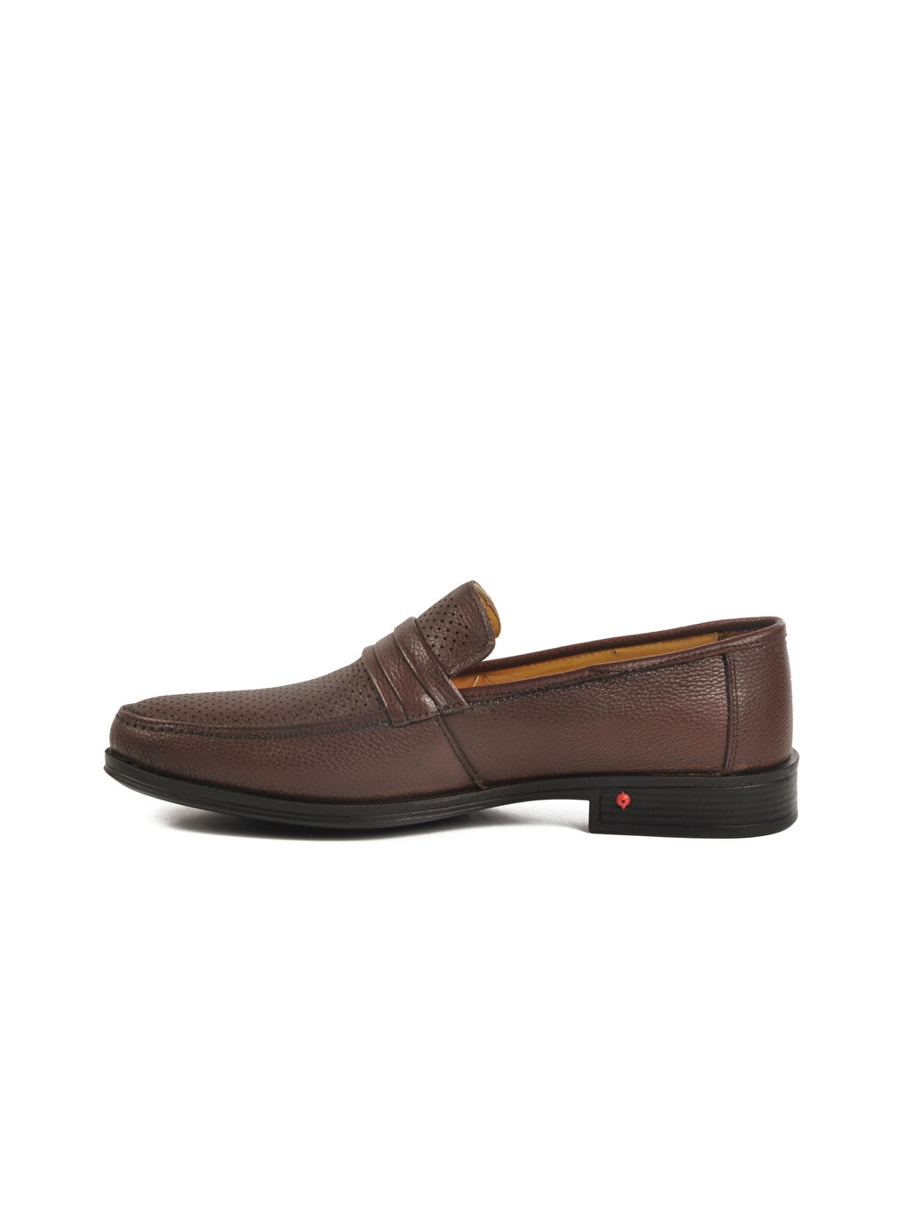 Kahverengi Kahve Hakiki Deri Jel Taban Anatomik Erkek Casual Ayakkabı Gmz 302 M-1