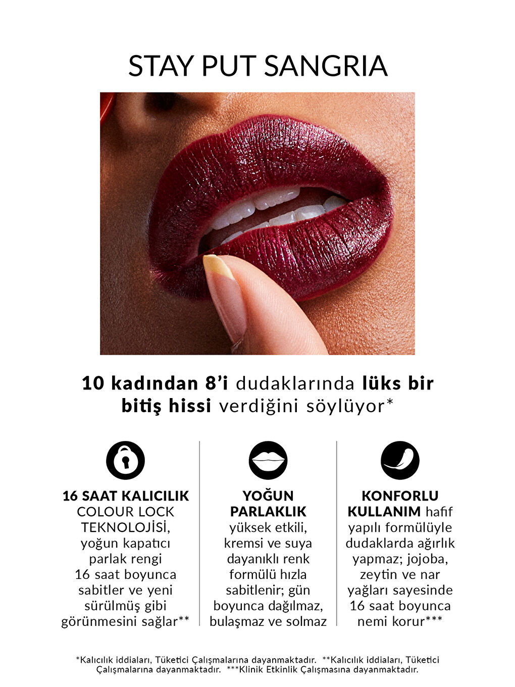 Power Stay Kremsi Vinyl Likit Ruj - Stay Put Sangria-2