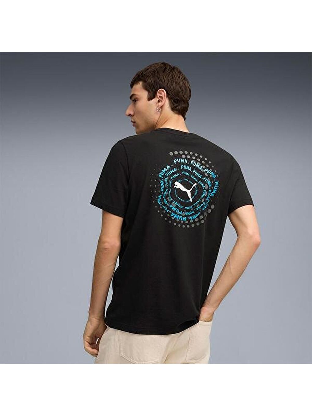 Graphic Erkek Siyah Tişört-1