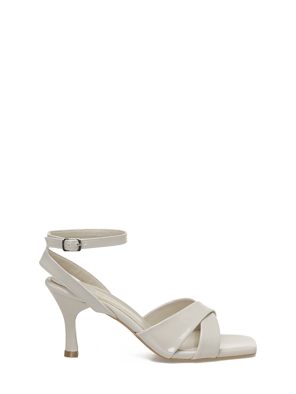 25S-278 5FX Bej Kadın Topuklu Sandalet