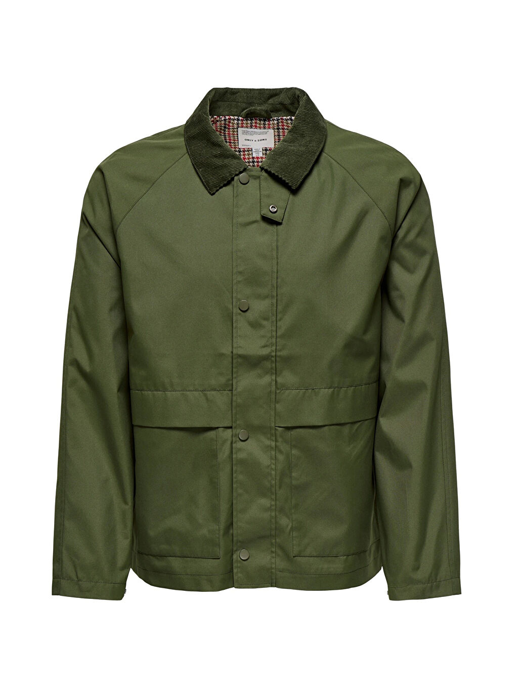 Yeşil Onskosmo Regular Fit Ceket Yaka Mont 22031626-5