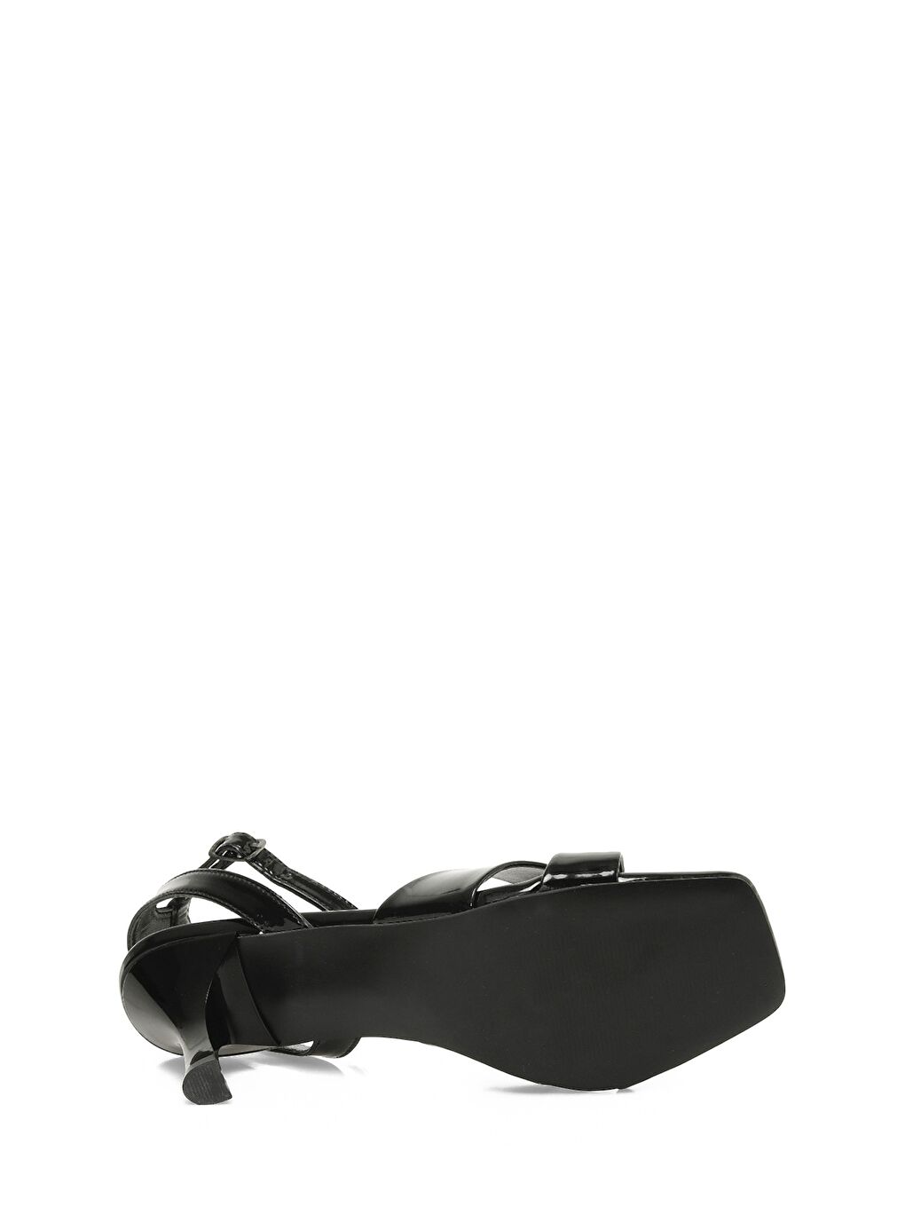 25S-278 5FX Siyah Kadın Topuklu Sandalet-5