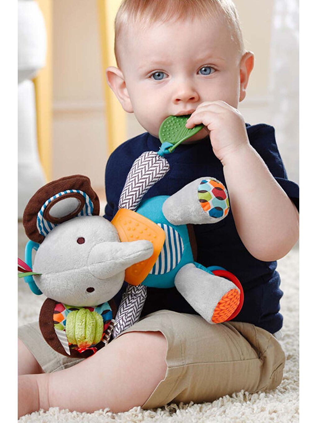 Bandana Buddies Askılı Bebek Oyuncağı Fil 0 Ay+-1