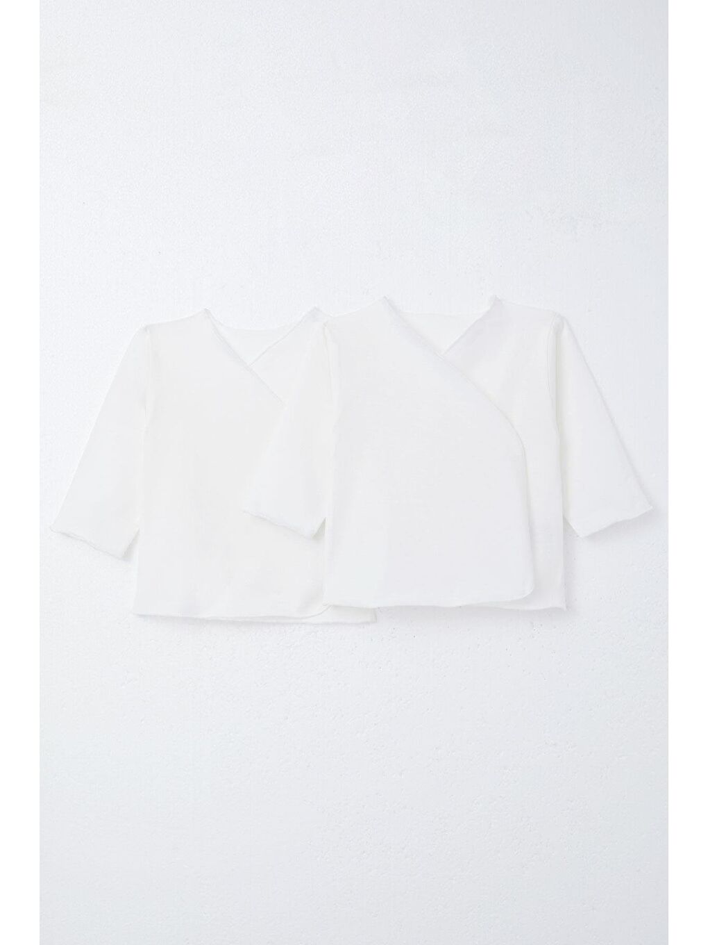 Bebek İç Zıbın Hastane Çıkışı 2 Li Beyaz (0-3 Ay)