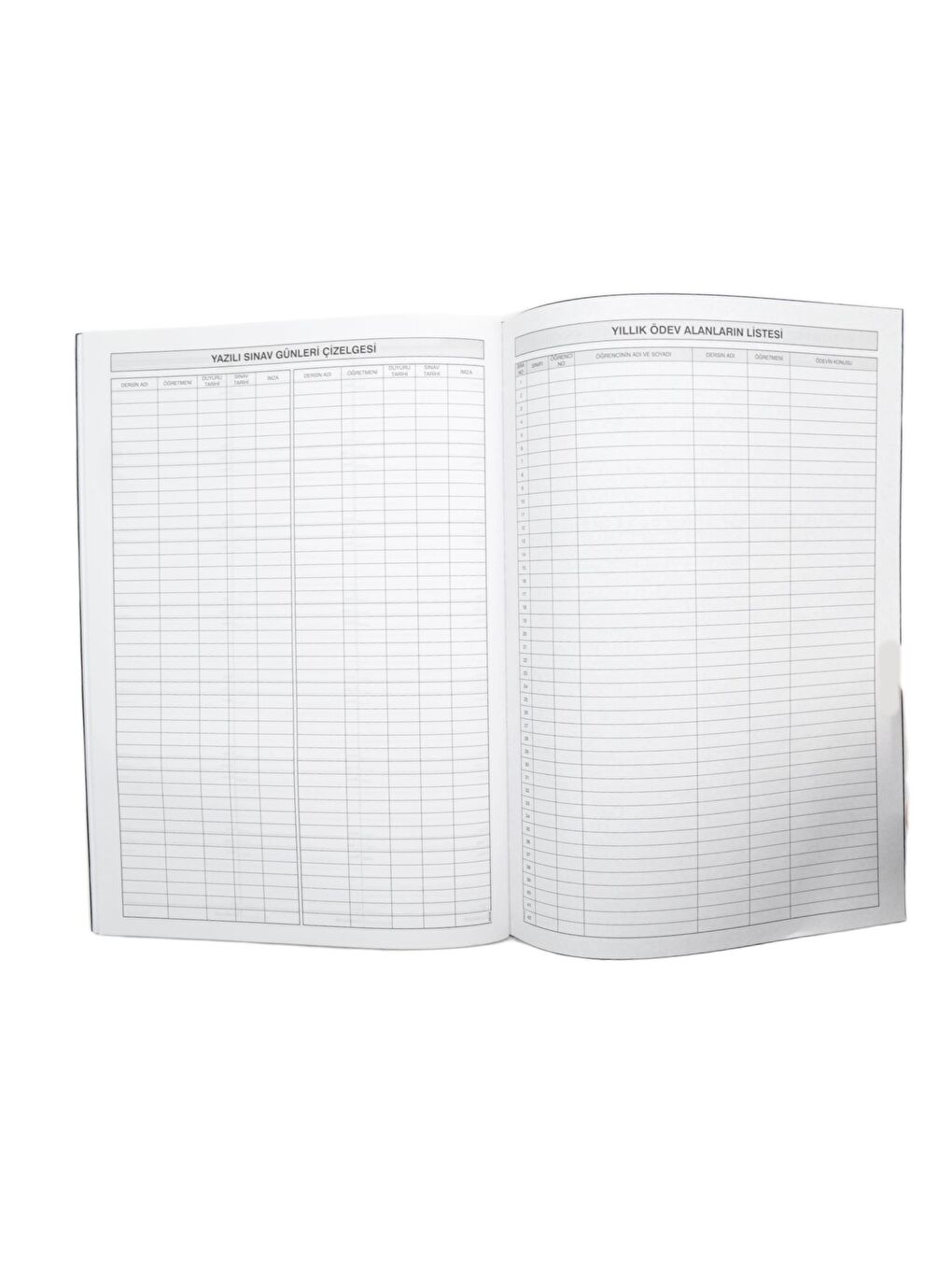 25x35 Plastik Kapak 7 Ders Yoklamasız 6-7-8. Sınıf Ders Defteri Kod:413-3
